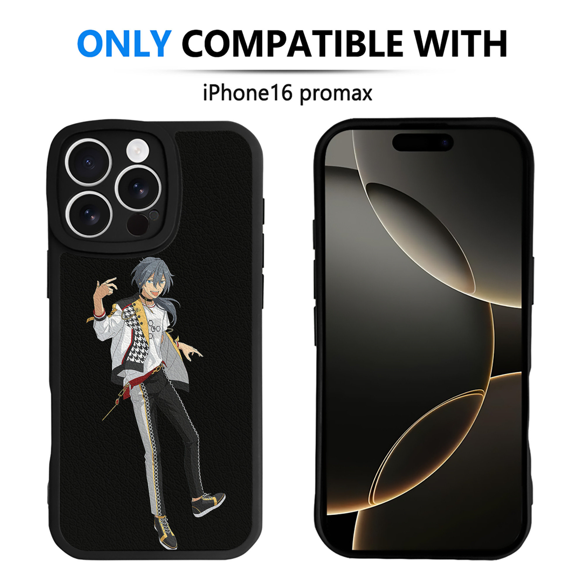 （画像用） あんさんぶるスターズ! Ensemble Stars 【iPhone 16シリーズ対応】シリコンスマホケース（レザー調） 材質：シリコン